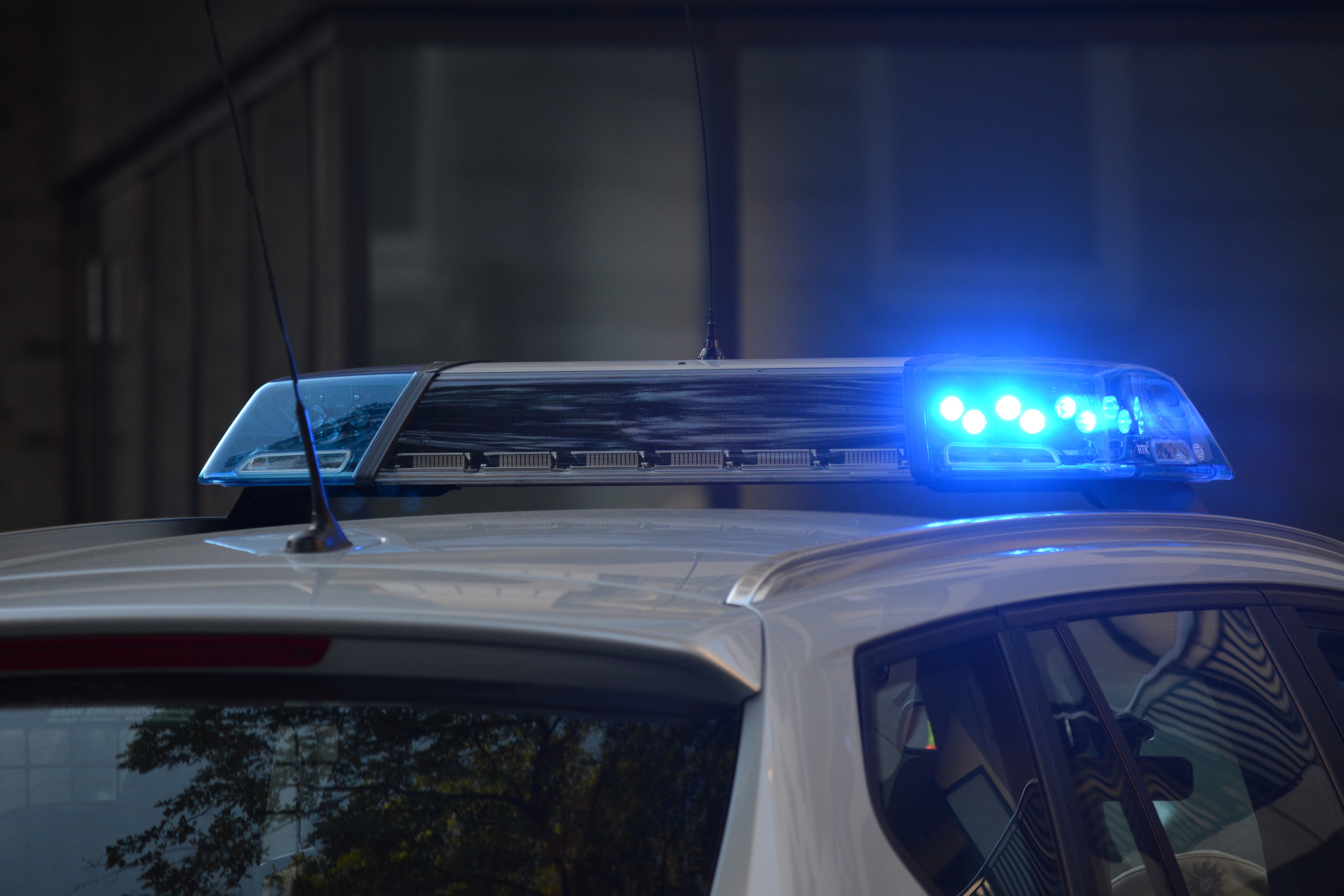 Cop issuing driver ticket