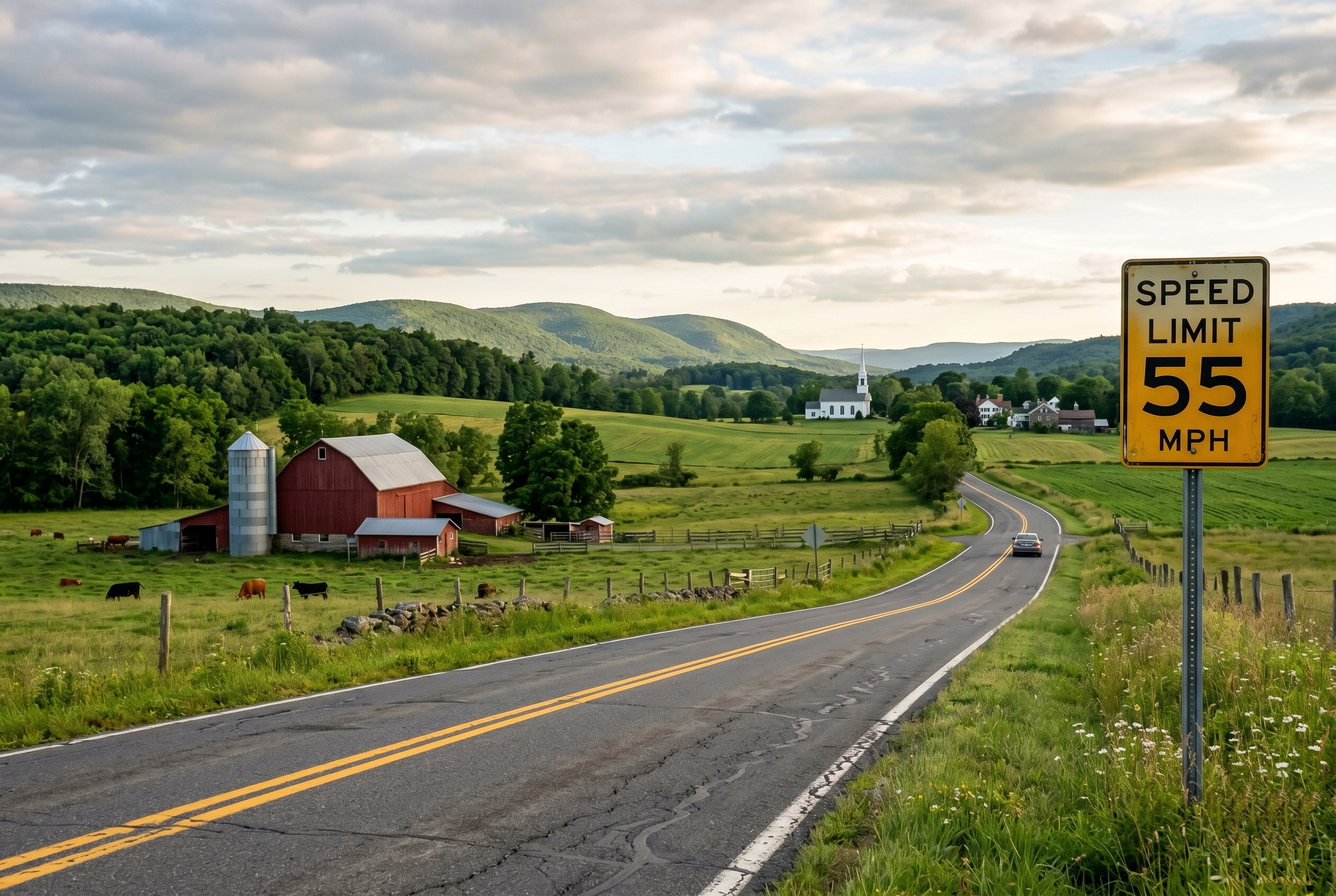 Columbia County Court — VTL §1180(b) speeding conviction reduced to parking violation on appeal