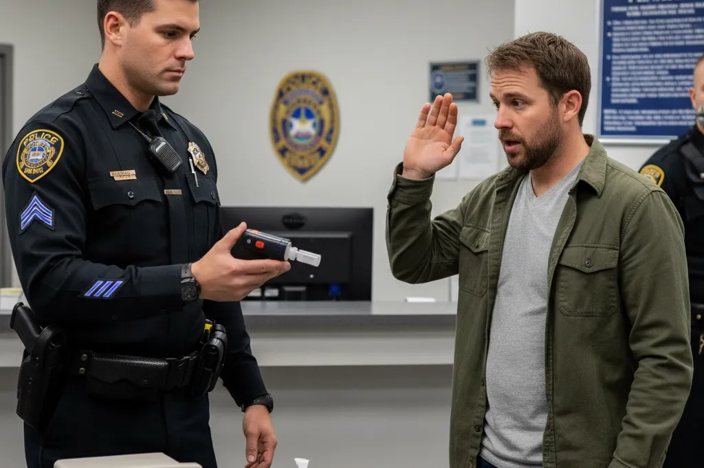 Symbolic image for VTL 1194(2)(b), refusal to submit to a chemical test.