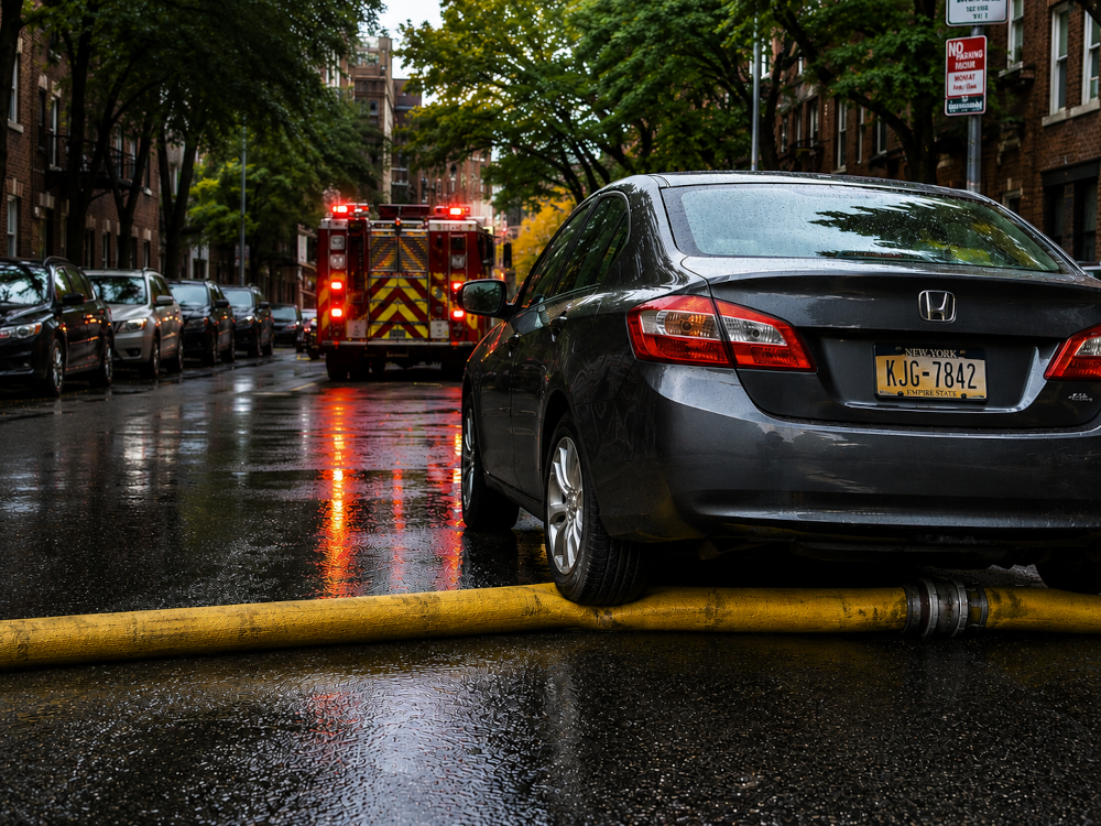 VTL 1218 - crossed fire hose
